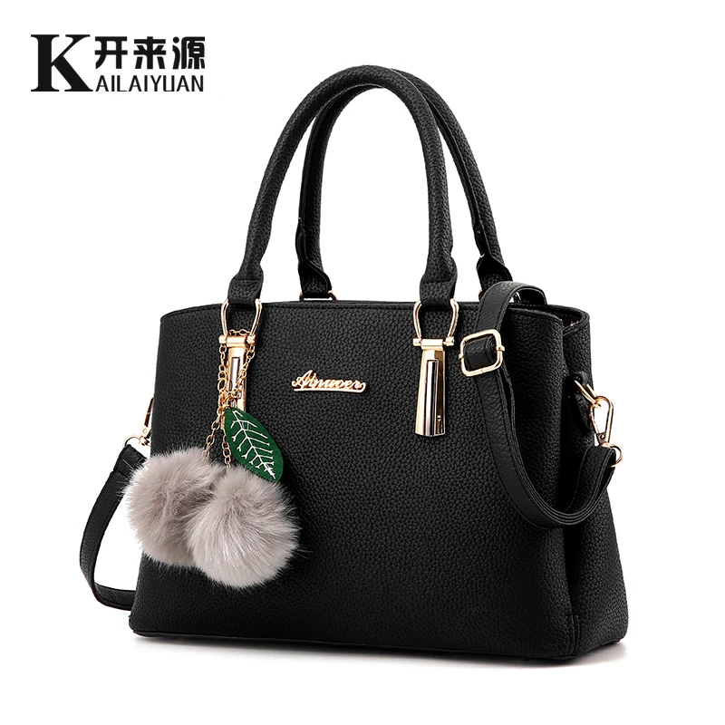 

KLY 100% Genuine leather Women handbags 2018 New fashionista embossed shoulder bags of western style air bag Messenger Handbag