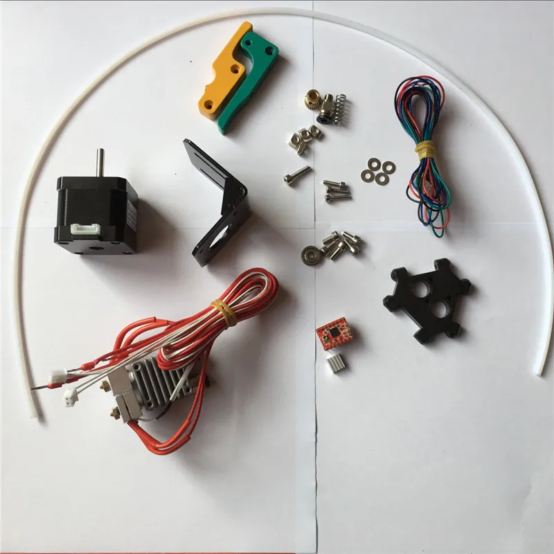 k200/k280 delta 3d printer dual extruder upgrade set kits