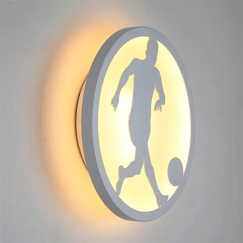 

Round Mount Light Playing Football Minimalist LED Wall Sconces Light Bedroom Lights Indoor Kitchen Dining-Room Corridor Lighting
