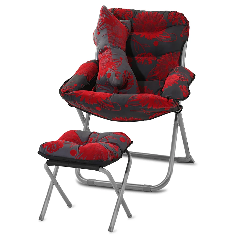 Us 200 77 10 Off Creative Household Lazy Sofa With Footrest Foldable Single Person Adjule Light Leisure Cloth Surface Washable Chair In Us 200 77 10 Off Creative Household Lazy Sofa With Footrest Foldable Single Person Adjule Light Leisure Cloth Surface Washable Chair In
