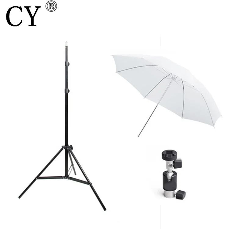 

CY Photography Studio Kits Light Stand+Translucent White Umbrella+Flash Bracket Photo Studio Set