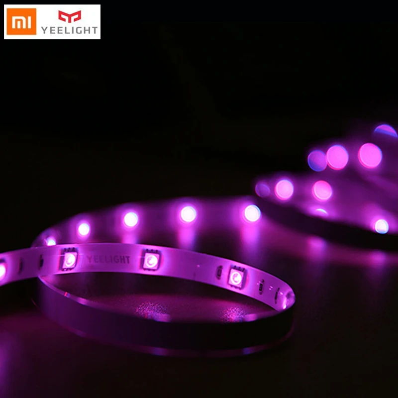 

Yeelight smart home xiaomi LED light strip colorful mijia 1m Extension wifi APP remote control for Alexa Assistant youpin 2019
