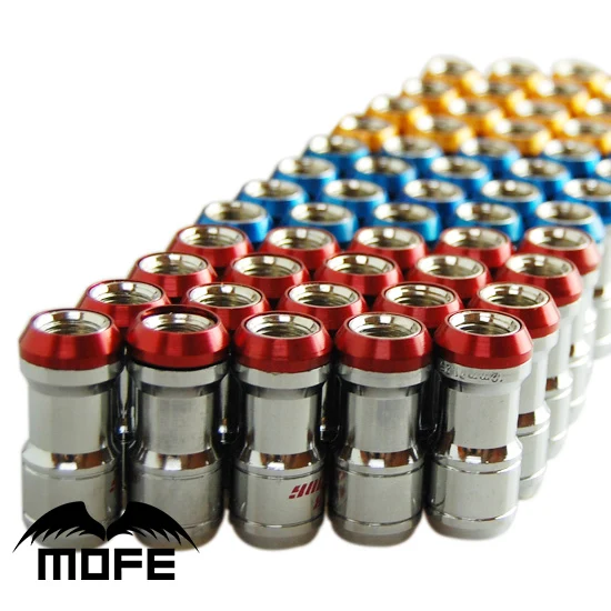 

Mofe 44mm Blue Rim Close End Racing Car Wheel Nuts M12x1.25 for