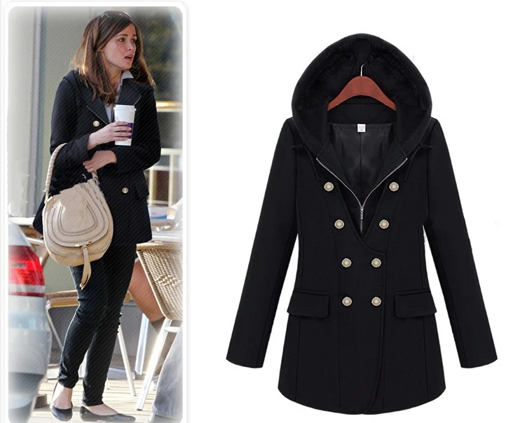 Unique Designer Double Breasted and Zipper Closure Woolen font b Jacket b font for font b