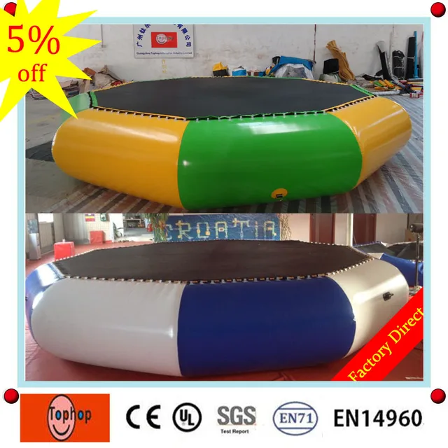 free shipping !0.9mm pvc tarpaulin big bounce trampoline mat