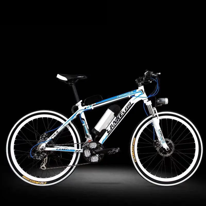 Excellent LANKELEISI electric bicycle 26 inch 36/48V Aluminum Alloy lithium electric bike adult mountain bike 2