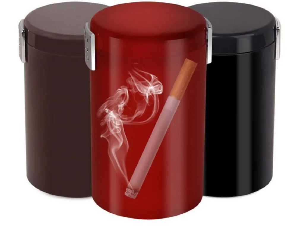 

Car Portable Ashtray Fire-proof material ABS three colors choose multi-function Car Styling For Universal holder home office