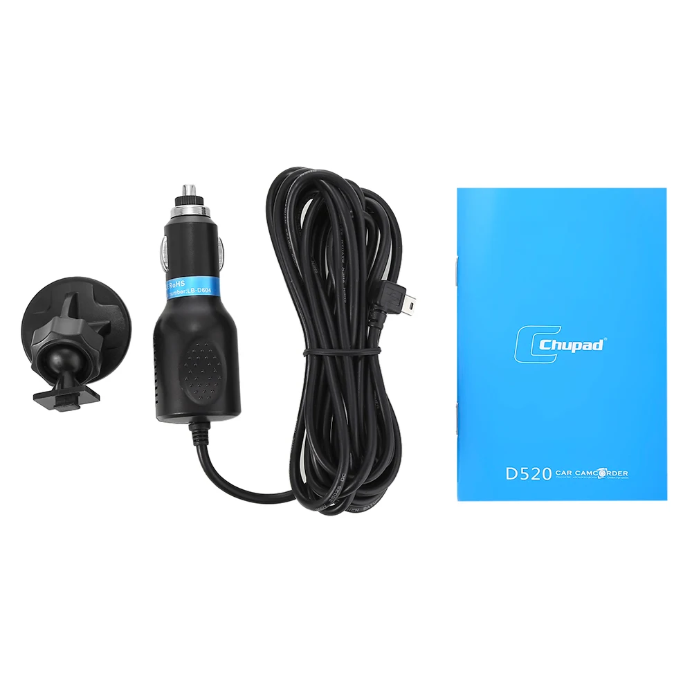 Chupad D520 Автомобильный dvr камера Dash Cam g сенсор Ambarella 360 градусов FHD 1080 P 4 дюймов ips