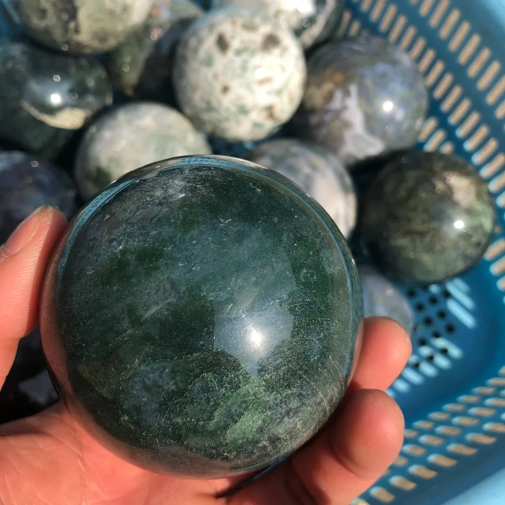 1 шт. Seagrass бисер из драгоценного камня мяч заживляет лечебная энергия