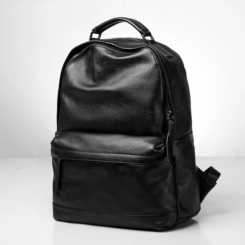 Рюкзак из натуральной кожи деловые сумки commerical рюкзак кожаный Школы Backbag Британский стиль сумка