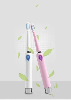 

New adult children portable waterproof ultrasonic dry battery electric toothbrush