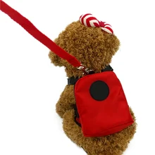 ПЭТ упряжка для щенка собаки сумка с поводком походный кемпинг открытый рюкзак для маленькой собаки Многофункциональный рюкзак для Собаки Сумка