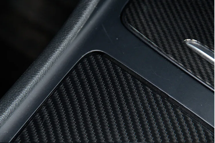 Углерода ABS центр хранения коробка Панель отделкой пепельница покрытие наклейки для автомобилей Mercedes-Benz CLA GLA класс W117 W176 a180 2014-2017