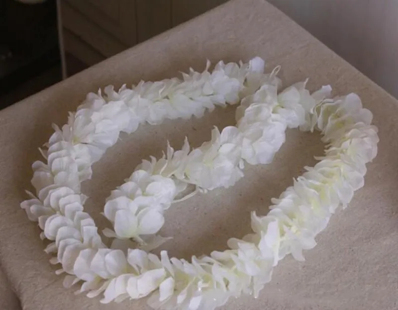 2 м длинные белые элегантные искусственные цветы, орхидеи Глициния лоза из ротанга свадебные цветочные гирлянды домашний орнамент вечерние украшения 850 шт