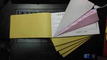 

Custom print Size17.5X9.5cm delivery Invoice/Payment receipt ,Carbonless receipt invoice book Quote Books duplicate printing
