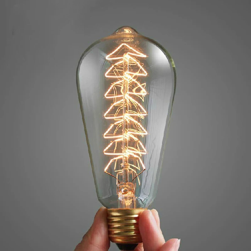 Vintage Edison Bulbs E27 220V Christmas Tree Incandescent Bulbs 40W