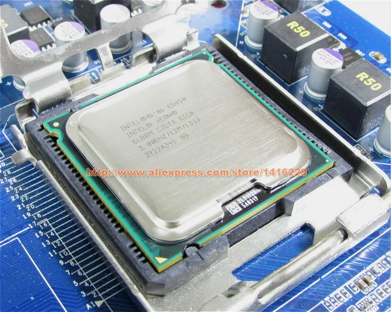 cpu socket Xeon E5450 Processor 3.0GHz 12M 1333Mhz equal to intel Q9650 works on lga 775 mainboard no need adapter top cpu
