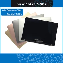 Original A1534 LCD Screen Assembly for Macbook Retina 12″ A1534 Display Assembly Golden Silver Grey Rose Gold 2015 2016 2017