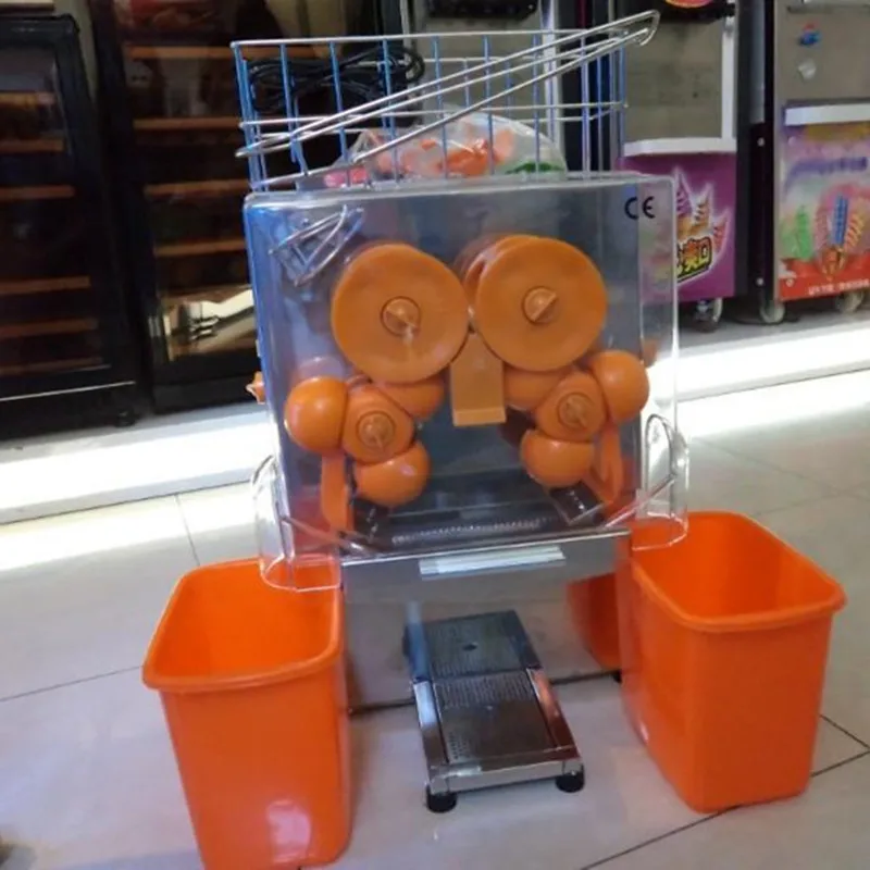 Automatic fresh orange juicer machine commercial electric oranges lemon