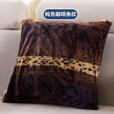 Декоративные подушки покрытия 43x43 см для ухода за ребенком для мам диванные подушки леопардовой черно-белой расцветке Тигр Жираф бархатные тканевые органайзеры домашний стул-наволочка B46