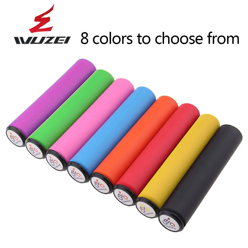 

WUZEI Ultraight High Density Foam Silicone Sponge Handlebar Grip for Mountain bike XC/AM Anti-skid shock-absorbing Super Soft