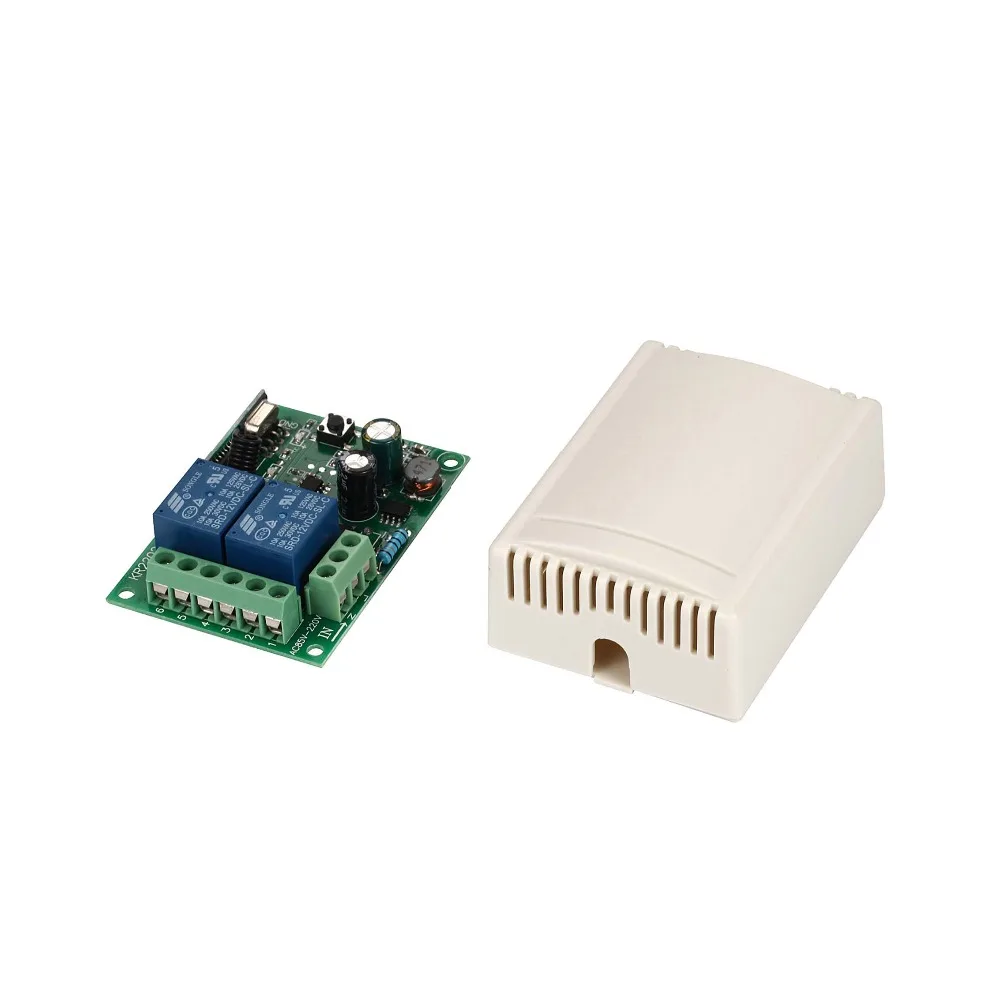 433Mhz-Universal-Wireless-Remote-Control-Switch-AC-250V-110V-220V-2CH-Relay-Receiver-Module-and-RF (3)