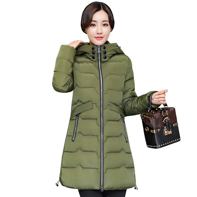 Женская зимняя куртка размера плюс 6XL 7XL, хлопковое зимнее пальто с капюшоном, женские куртки, длинная парка, теплое Женское пальто C5030