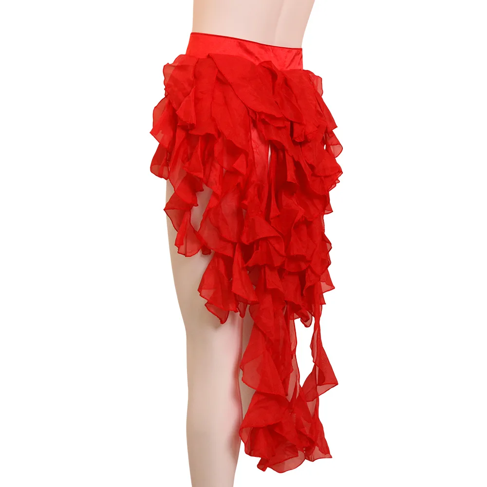 2018 Hot Sale Belly Dancing Chiffon Hip Belts Belly Dance Long Tassel Waist Hip Scarf Dance Costume Accessories 12 Colors
