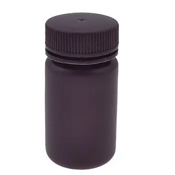

125ml Brown Plastic Cylinder Shaped Chemical Reagent Bottle