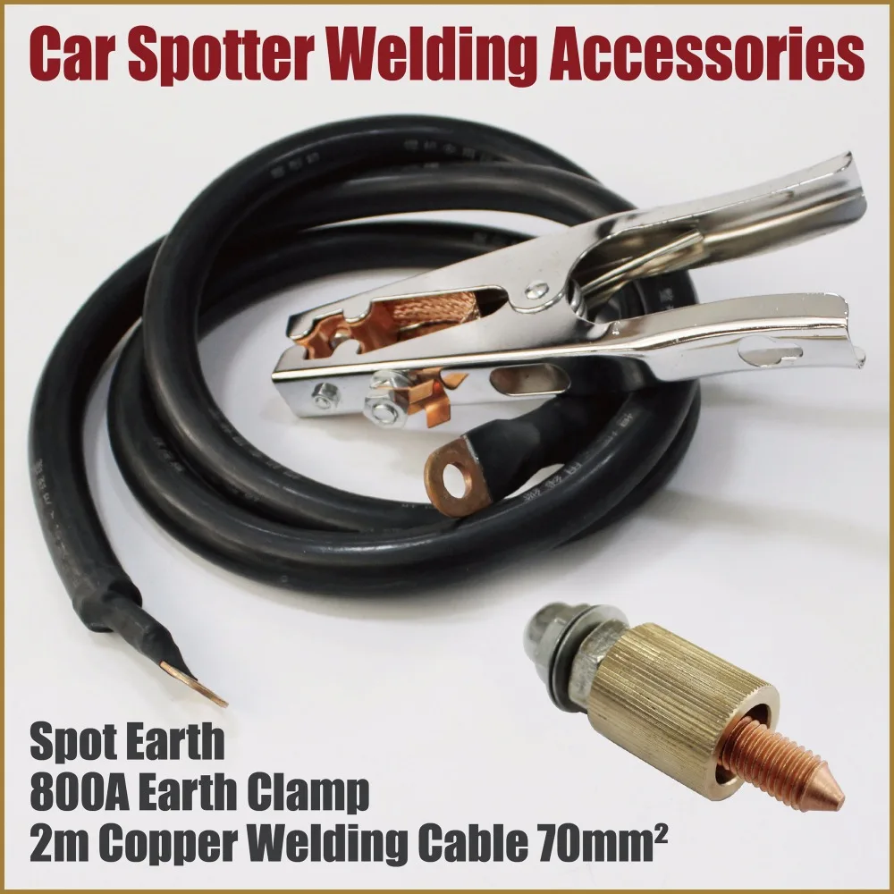 

Auto car body panel sheet metal dent repair pulling puller stud spot welding welder hand tools garage earth ground earthing