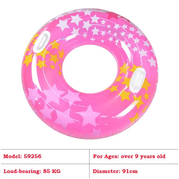 29 стили! INTEX baby Надувной Плавательный круг для малышей Детские Кольца для плавания детский бассейн сиденье лодка с солнцезащитным козырьком - Цвет: 59256 pink