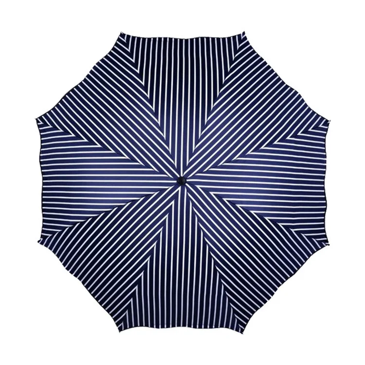YADA Striped Lace Folding Umbrella Rain Women uv Black Coating Windproof Umbrella For Womens Friendship Designer Umbrellas YS635