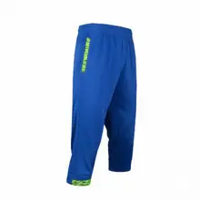 Мужские футбольные тренировочные штаны 3/4 с карманом, эластичная резинка на талии, футбольные штаны, штаны для студентов, фитнеса, упражнений размера плюс