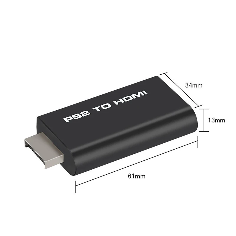 AMKLE Mini PS2 к HDMI адаптер видео конвертер с Аудио Выходная мощность игра к HDMI адаптер для HDTV Поддержка 480i 576i 480p