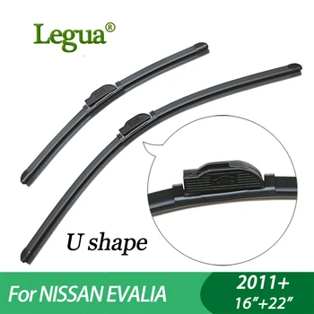 

Legua Wiper blades for NISSAN EVALIA (2011+), 16"+22",car wiper,Boneless, Windscreen Wipers, Car accessory