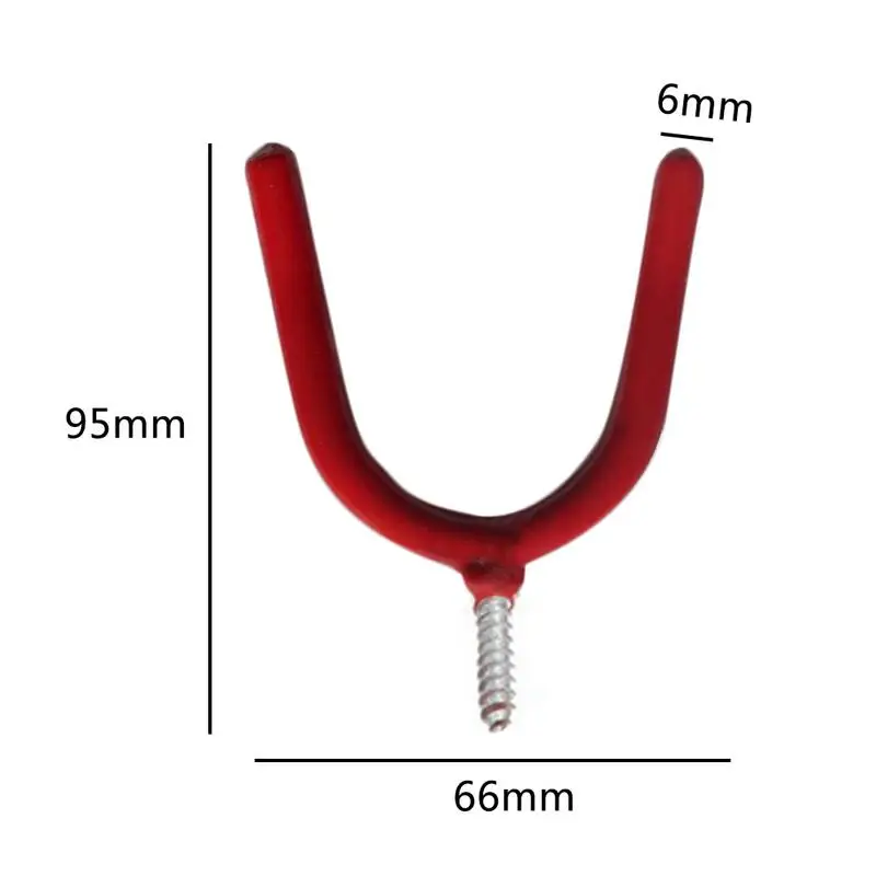 6 шт./компл. прочные винтовые Пластиковые Крючки для хранения сверхмощные подвесные крючки велосипедный велосипед Многофункциональные Крючки красный Mayitr бренд