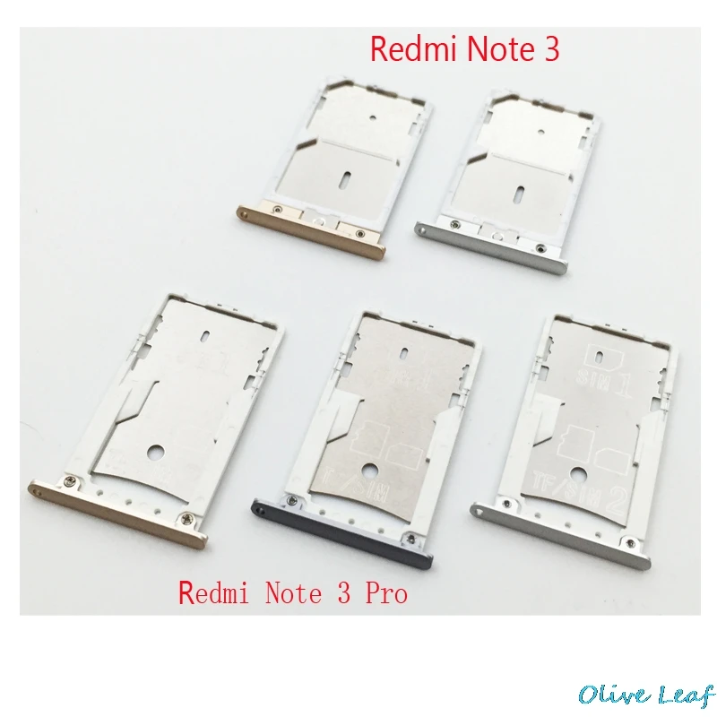 

Sim Tray Holder For xiaomi Redmi Note 3/ Redmi Note 3 Pro Sim Card Reader Tray Socket Slot Holder Replacement