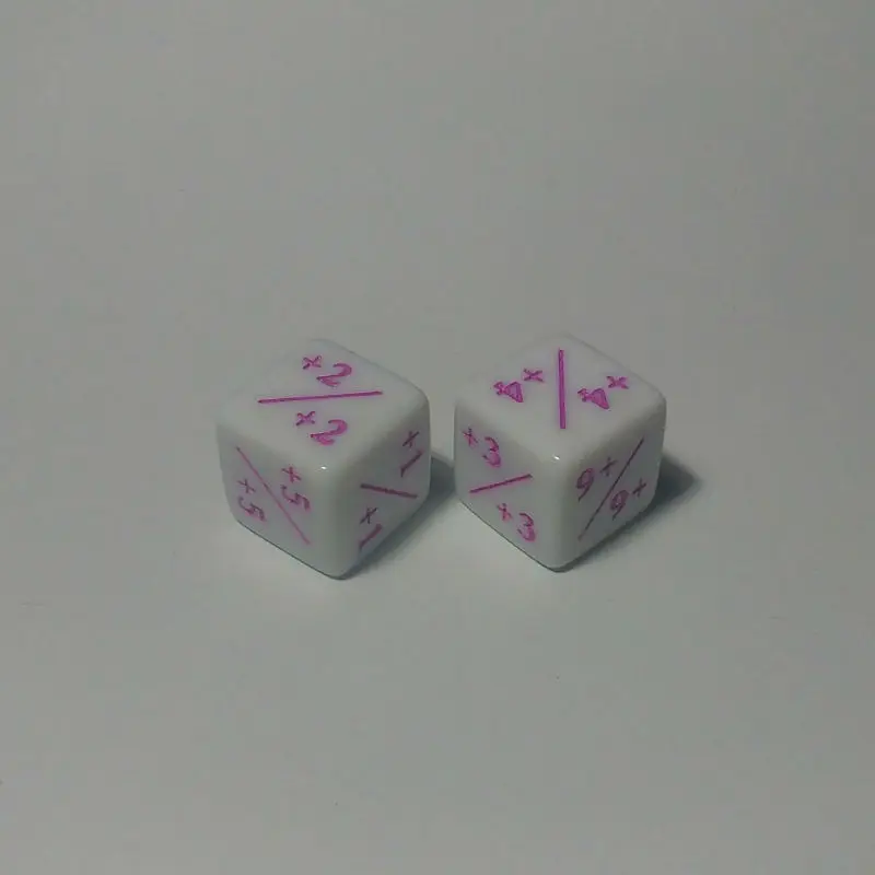 Free shipping Exclusive NEW 16mm 2pcs 6 sided square corner D6 1 2 3 4 5