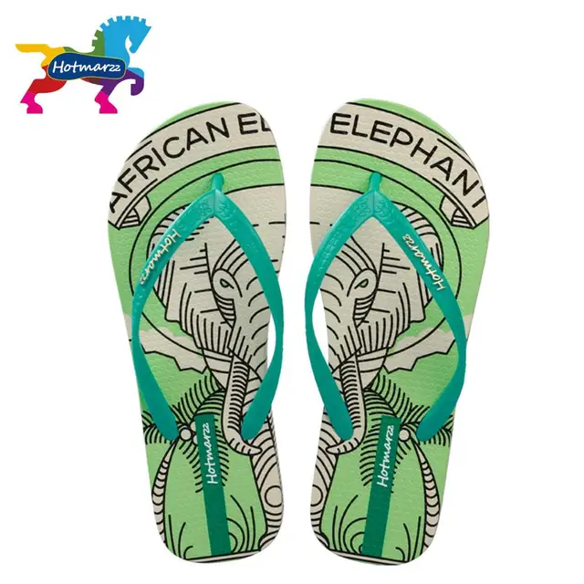 elephant flip flops