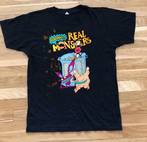 

Rare Acid Washed Ahh Real Monsters T-Shirt New NOS 2017 (reprint)