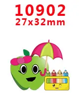 PR-10902 Наборы для творчества Герой мультфильма с плоской задней частью Плоские наклейки 30 штук. PR-10759-17831 - Цвет: PR-10902
