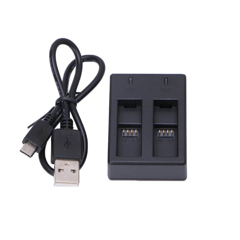 OOTDTY двойной usb-порт зарядное устройство кабель для зарядки шнур AHDBT-501 батарея для камеры Hero 5