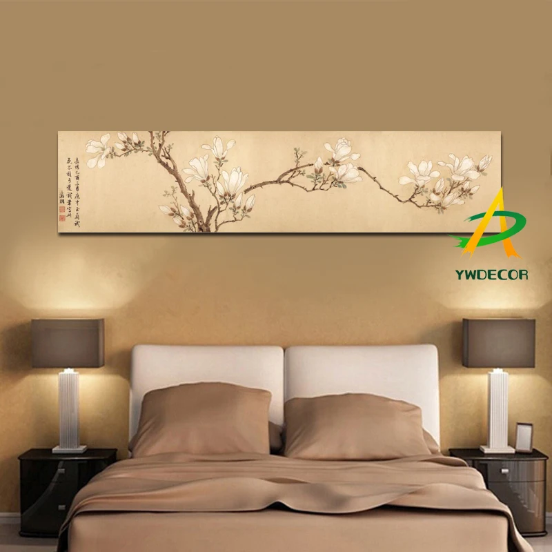 

Print Abstract Flower Wintersweet Traditional Chinese Painting & Calligraphy on Canvas Poster Art Wall Picture for Living Room