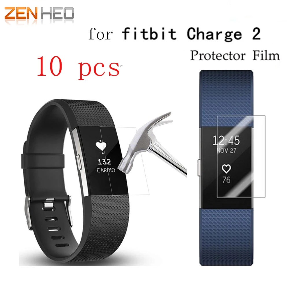 10 шт./лот для Fitbit Charge 2 Band HD Clear/Антибликовая матовая защитная пленка экрана (не