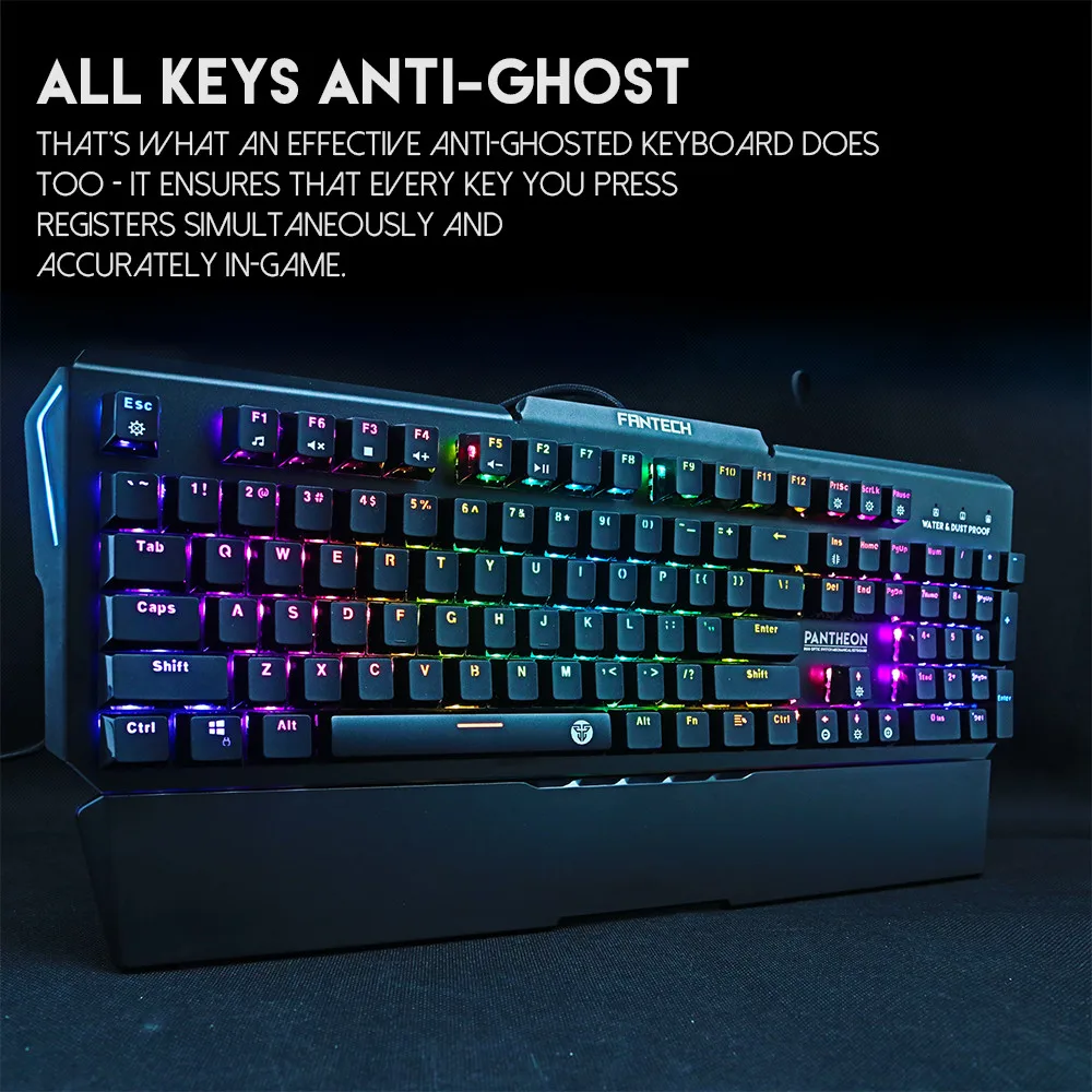 Игровая клавиатура RGB full key проводная 104 ключа для Интернет кафе Esports 41|Клавиатуры|