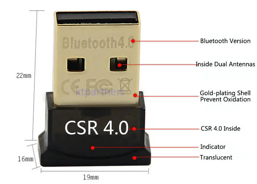 Беспроводной USB Bluetooth маршрутизатор адаптер 4,0 Bluetooth ключ Музыкальный звуковой приемник для компьютера ПК ноутбука