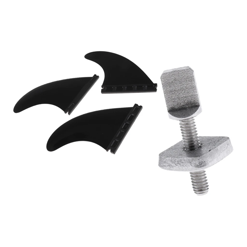 304 Stainless Steel Fin Screw & Plate G5 Tri Fin for SUP Surfboard Surfing longboard/shortboard Water Sports Surfing