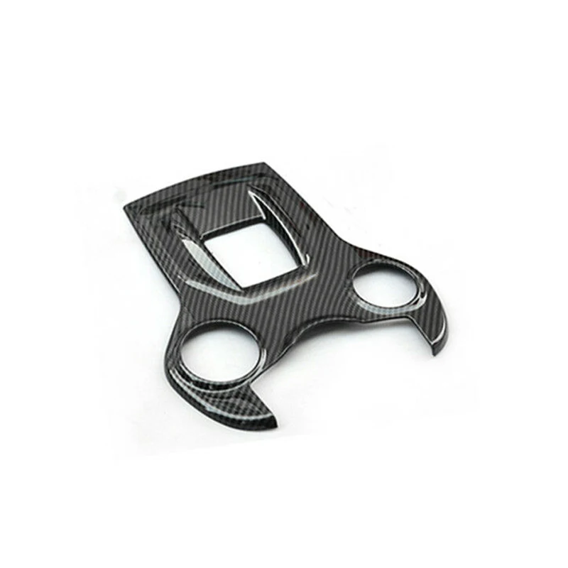 

1pc car Switch Panel Decoration Cover high quality ABS Black car center panel cover Trim For Alfa Romeo Giulia Stelvio 2017