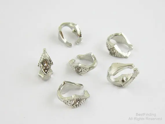 

Rhinestone bails charm holder Pendant holders loops RB308