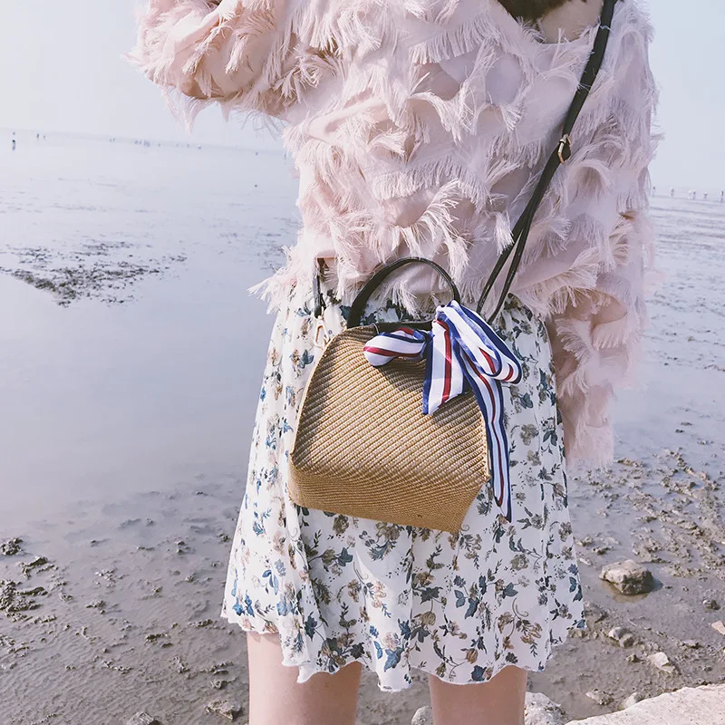 

Straw Beach Bag Bolsa Feminina Shoulder Bag Messenger Crossbody Bags for Women Handbag Bags for Women 2018 Bolsa De Palha Donna